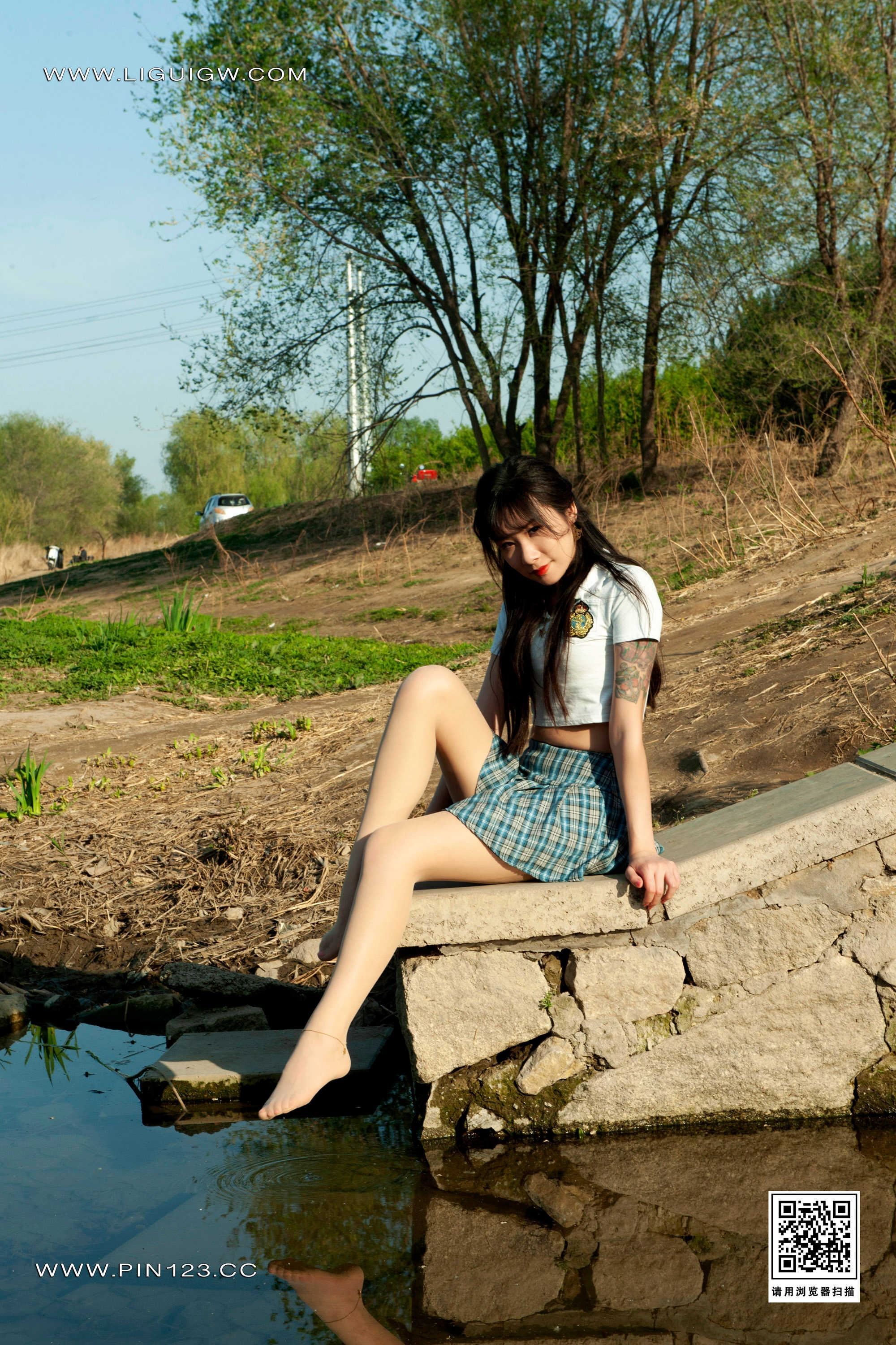 Ligui丽柜 2024.03.11 绿水青丝 Kiki